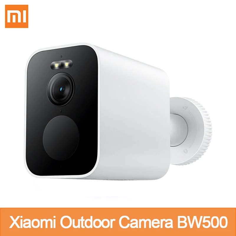 Xiaomi Outdoor Camera BW500 Wireless Network Security Camera 2.5k HD 32GB Storage 10000mAh Night Vision Work with Mi Home APP