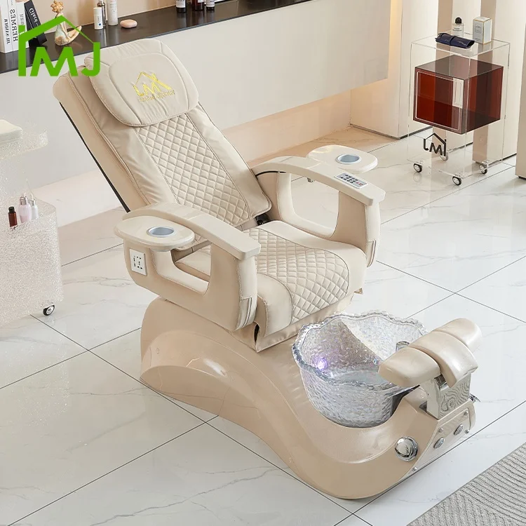 

Nail Salon Manicure Luxury Foot Spa Care Electric Pedicure Chairs with Massage