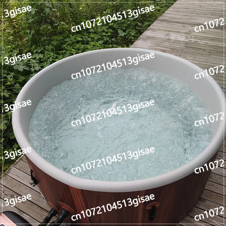 Healthy Bathtub, Bubble Pool, Constant Temperature Heating Massage, Outdoor Inflatable Bubble Hot Spring Pool
