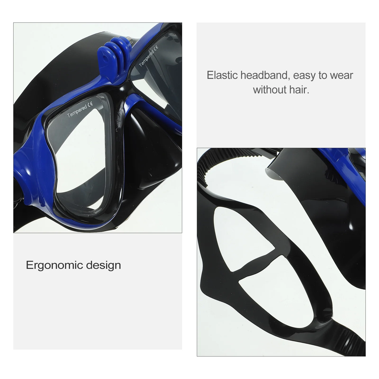 

Adult Snorkeling Scuba Diving Mask Essential Item Diving Snorkeling Swimming Underwater Activities Red Breathing Tube Stent