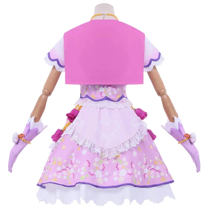 

Hoshimiya Ichigo Cosplay Aikatsu Cosplay Costume Wig Women Halloween Carnival Party Role Playing Dress Outfits