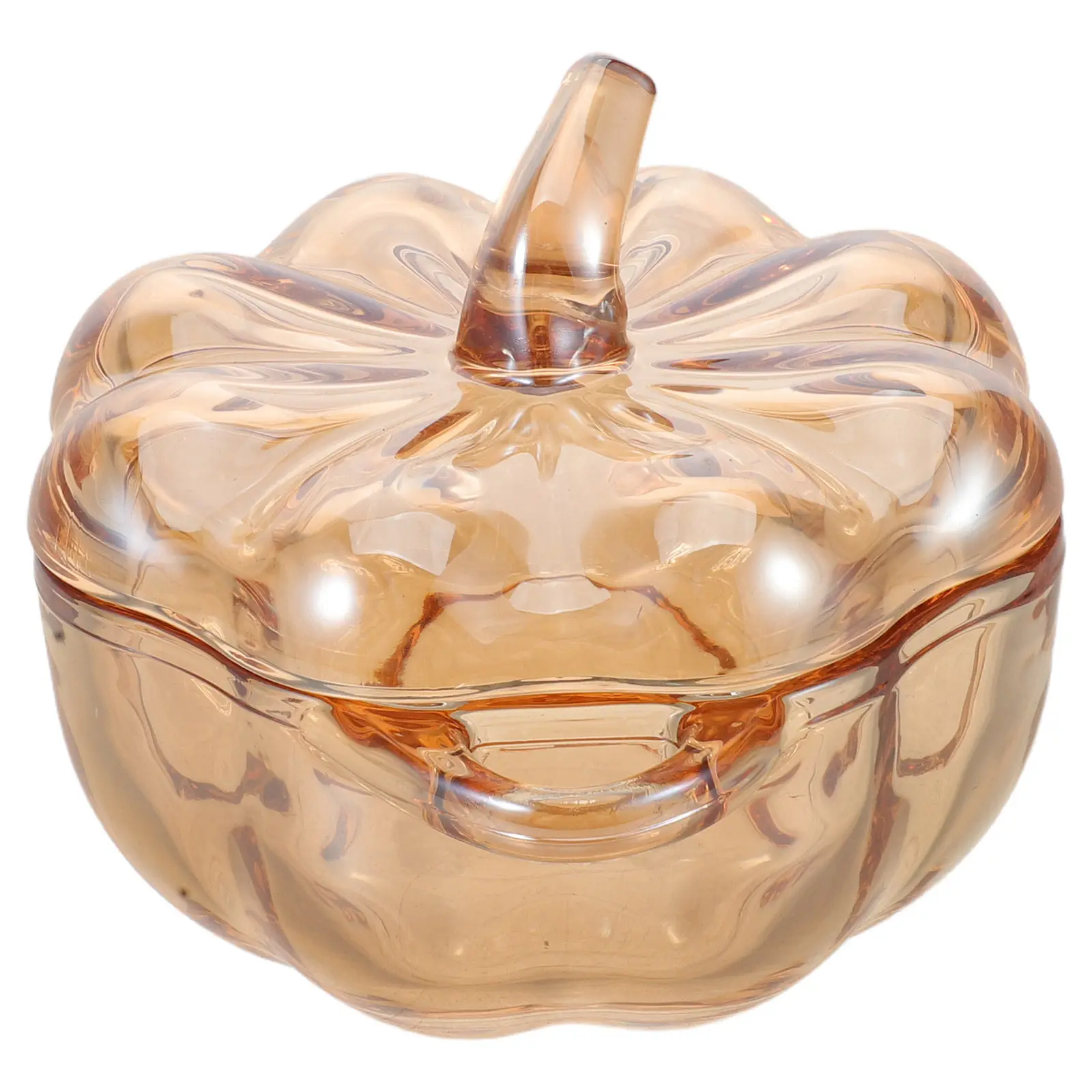 Glass Glass Pumpkin Candy Jar Cover Decorative Sugar Storage Container Halloween Cookie Bowl Elegant European Design Kitchen Party - Aliexpress Deal