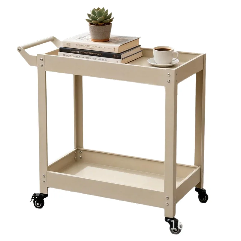 

LTT Household trolley Snack rack Metal tool cart Multifunctional three-layer storage trolley