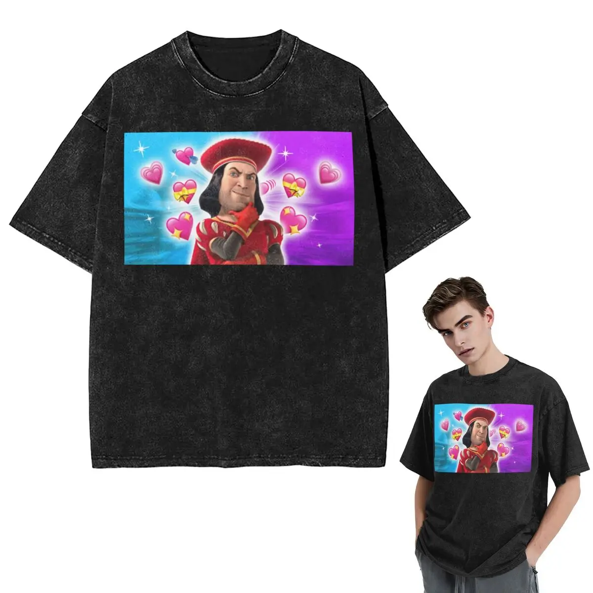 

Уличная одежда, футболки LoRd FaRQuaAd, стираная футболка с коротким рукавом, футболка в стиле хип-хоп, топы, футболки для мужчин и женщин