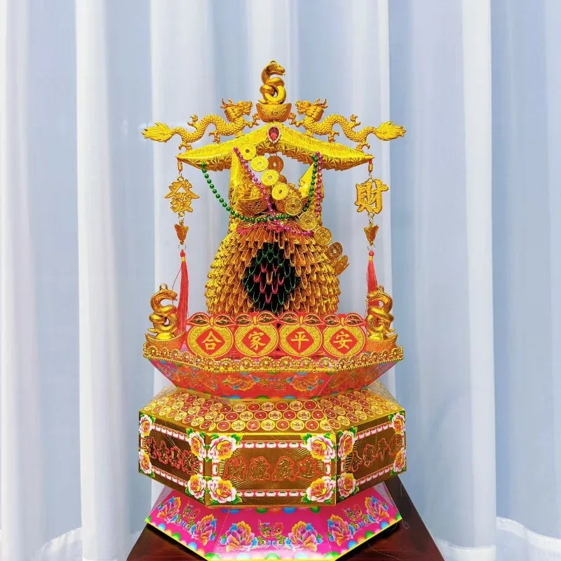 Mid-Autumn Festival folding tower material package, Year of the Snake bucket