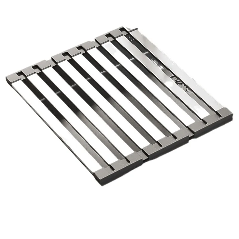 

304 stainless steel kitchen sink drain rack sink dish rack dish rack collapsible retractable drain basket