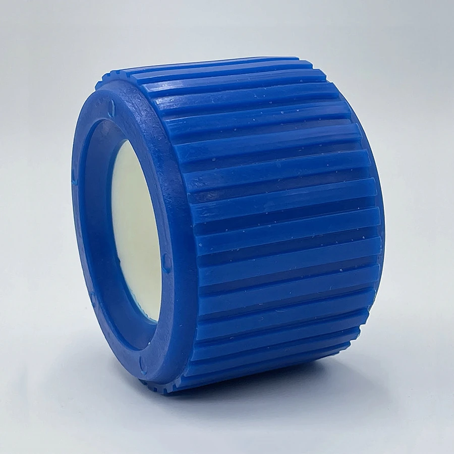 4 Piece/Set Boat Trailer Ribbed Wobble Rollers Blue Trailer Roller Boat Ramp PP Rollers Boat Lift Wheels Kit For Trailer Boat