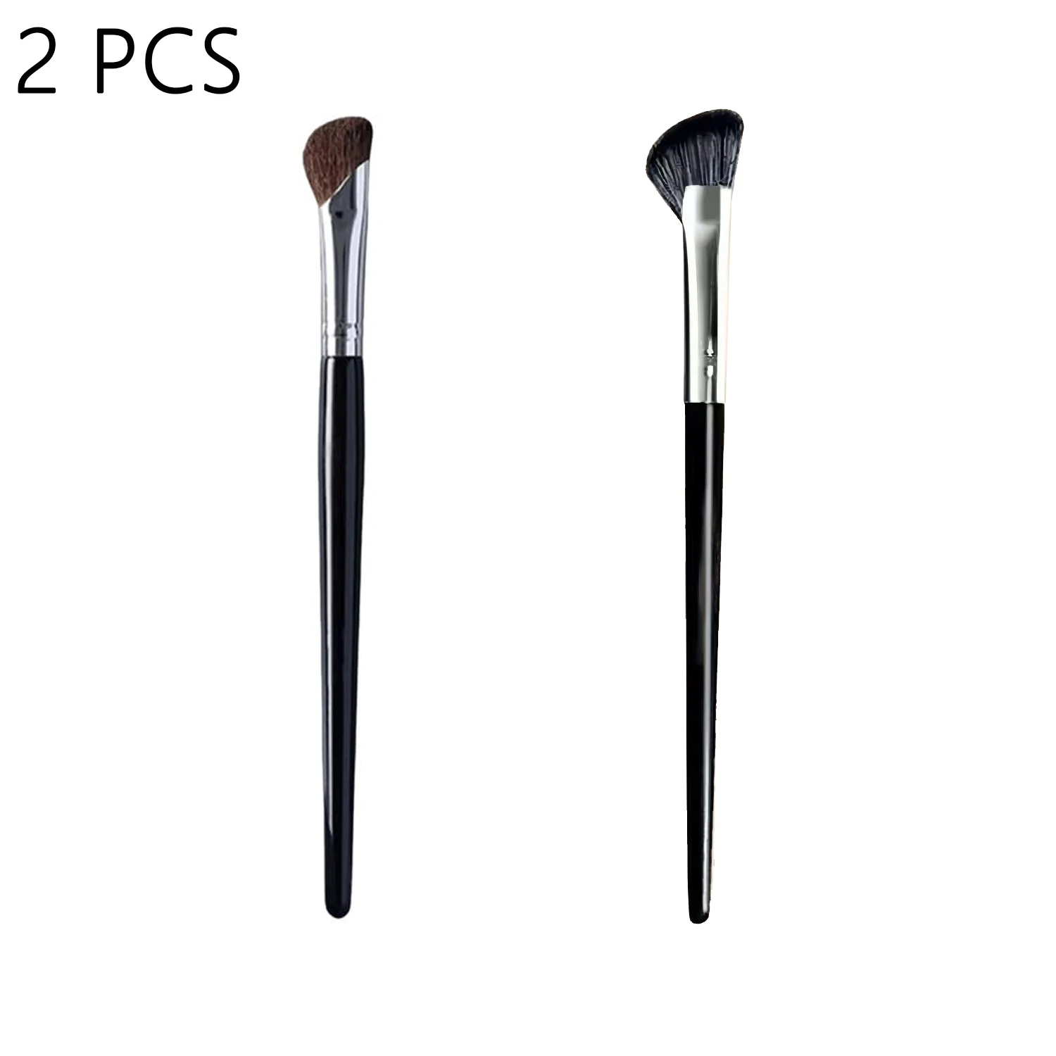 2 PCS Nose Shadow Brush Professional Nose Contour Brush Ldeal for Nose and Cheek Contouring