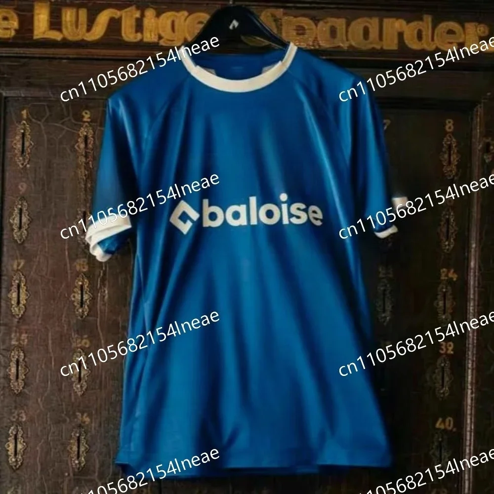 25-26 Home_Away نسخة مشجعي كرة القدم الفانيلة تي شيرت ثلاثية الأبعاد مطبوعة قصيرة الأكمام تي شيرت رياضي نفسها للبالغين والأطفال