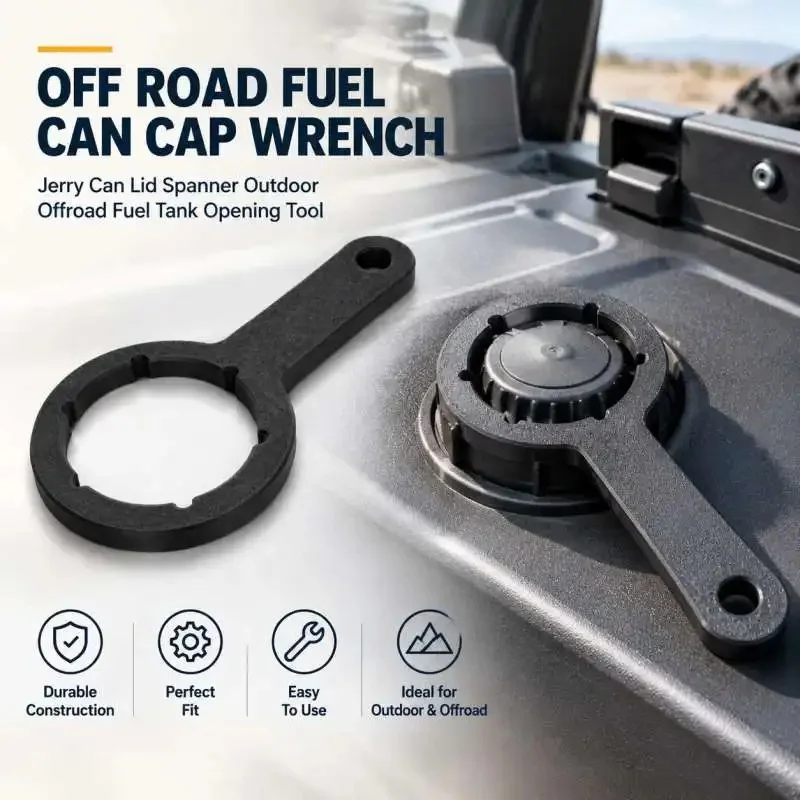 Jerry Can Cap Removal Wrench Offroad Fuel Container Lid Spanner Outdoor Adventure Hand Tool