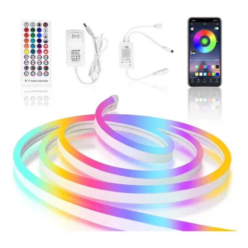 neon light strip  5M IP68 application Bluetooth+ lighting control  strip