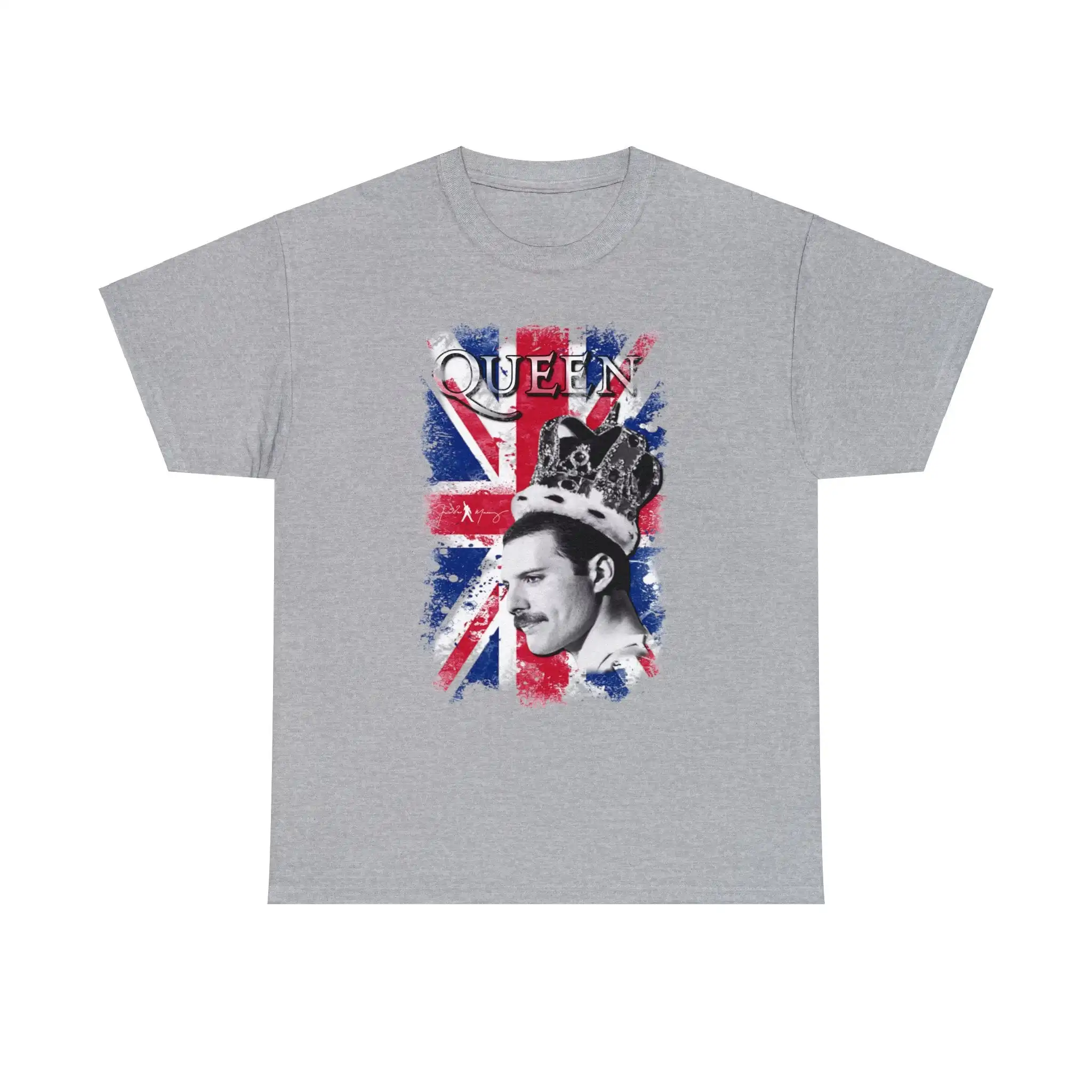 Camisa Queen con Freddie Mercury y Union Jack: ¡Compre tu pieza de historia musical ahora!