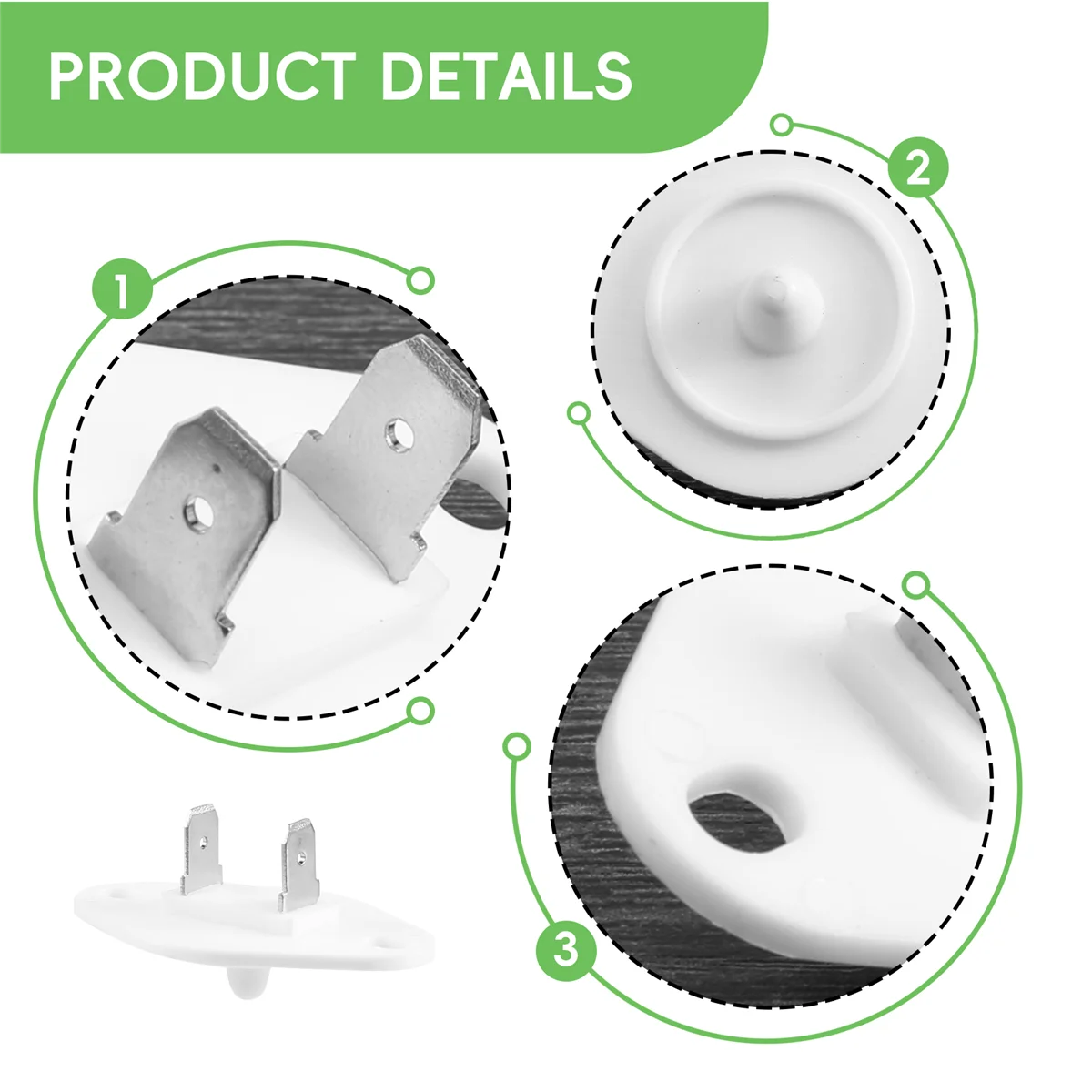 【COMELY】8577274 Dryer Thermistor Replacement Parts for 3976615 AP3919451 WP8577274 PS993287 3390292