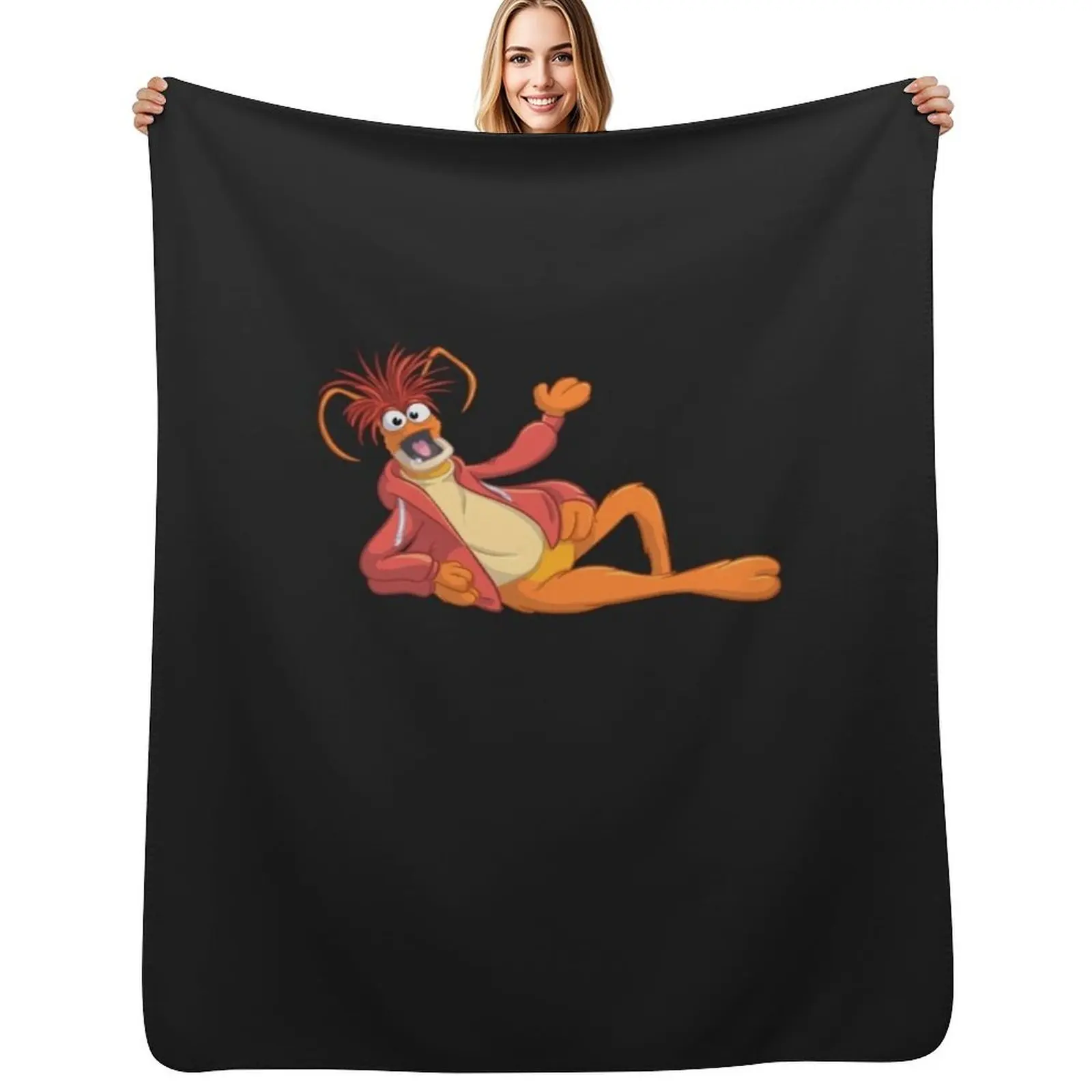 

Pepe the King Prawn T-Shirt Throw Blanket Stuffeds halloween christmas gifts Blankets