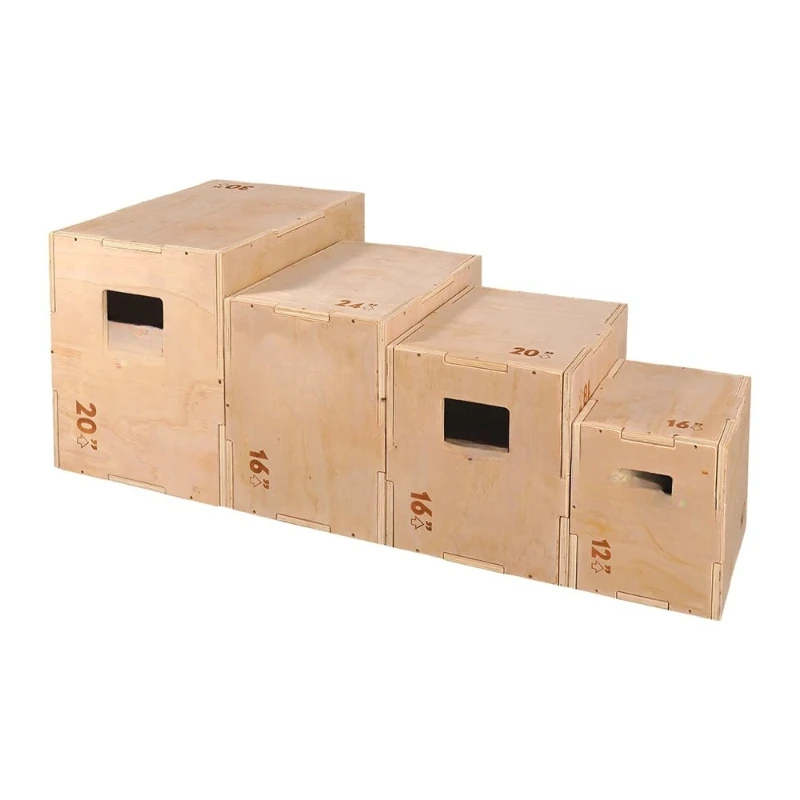 

Fitness Stereo Box for Cross Fitness Training Wooden Stereo Jump Accessories for Workouts and Training Size 20/24/30