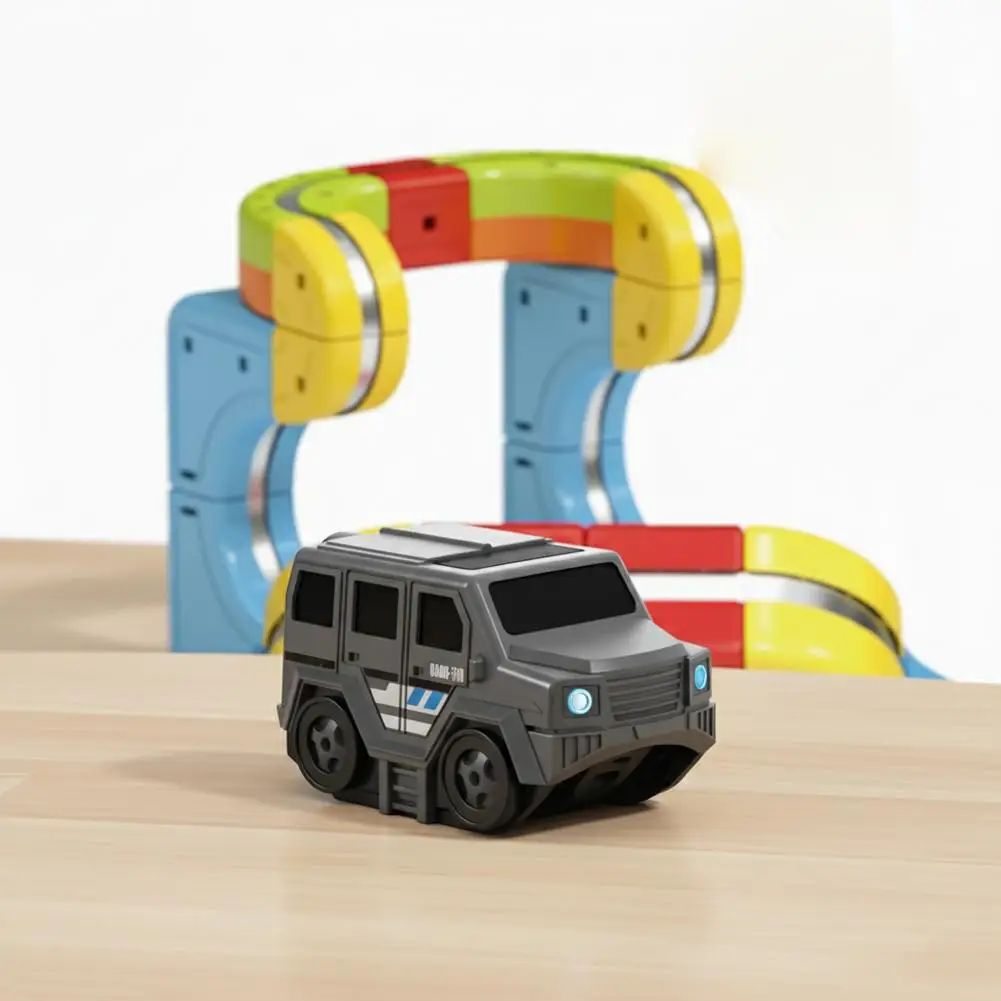 

Electric Magnetic Car DIY Magic Railway Tracks High-Speed Off-road Vehicles Interactive Track Toys Accessories