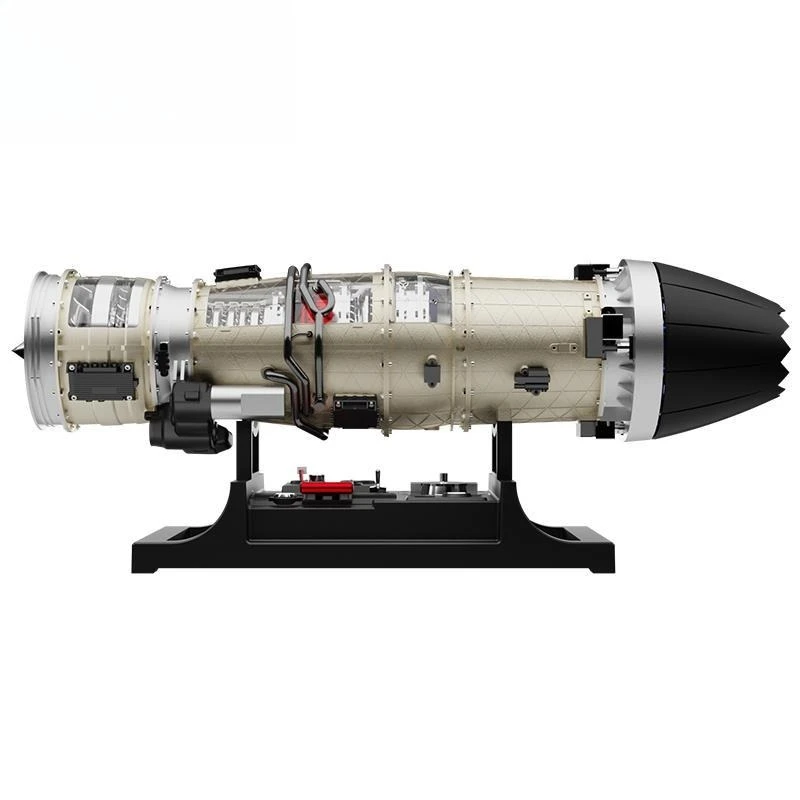 Turbine engine model metal assembly can be started