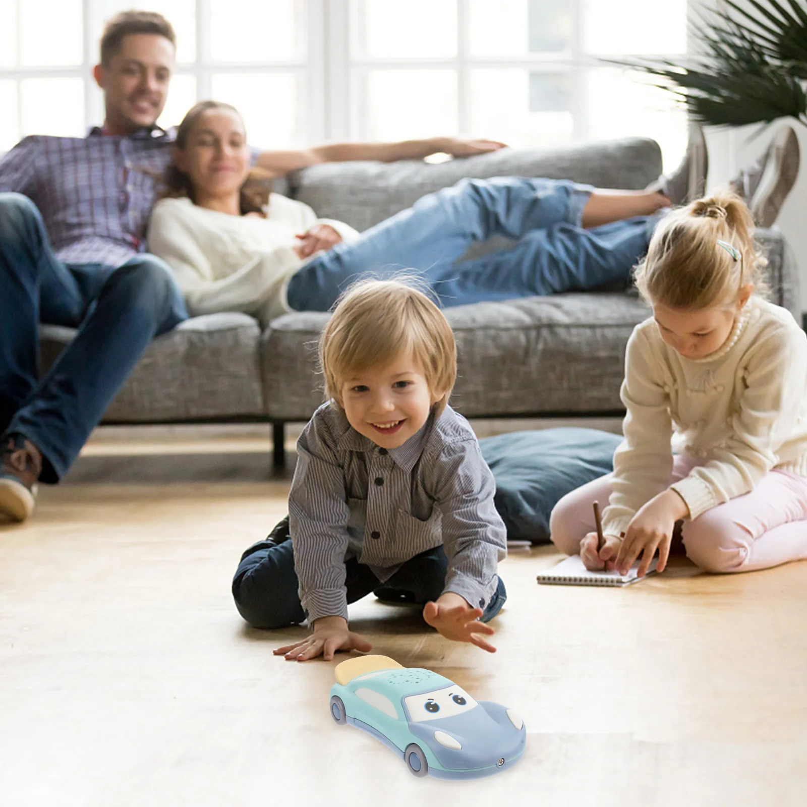 1 قطعة آلة قصة الموسيقى الخفيفة متعددة الوظائف الهاتف للأطفال التعليمية الطفل الرضيع محاكاة جهاز التعلم تصميم الكرتون #3