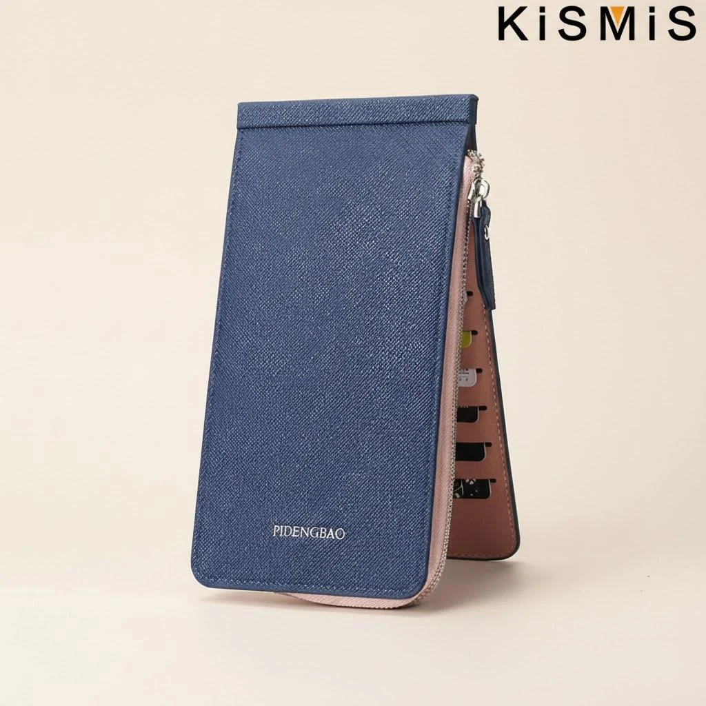 

Cheap 26 Slot Credit Card Holder Wallet Vintage Style ID Cash Organizer Case for Men Women Minimalist Card Carrier
