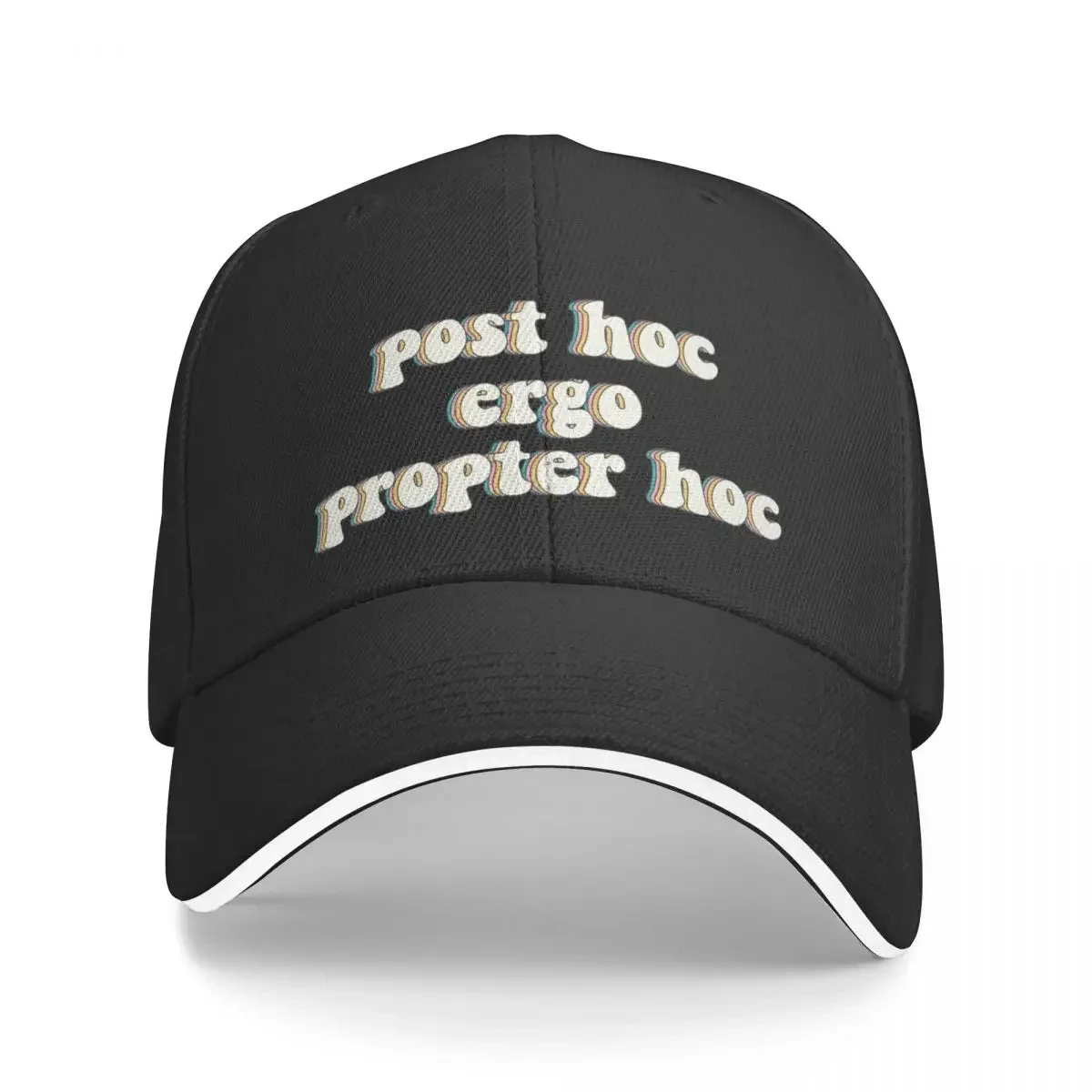 West Wing Post Hoc Ergo Propter Hoc Baseball Cap Vintage dad hat sun hat Ball Cap Caps For Men Women's