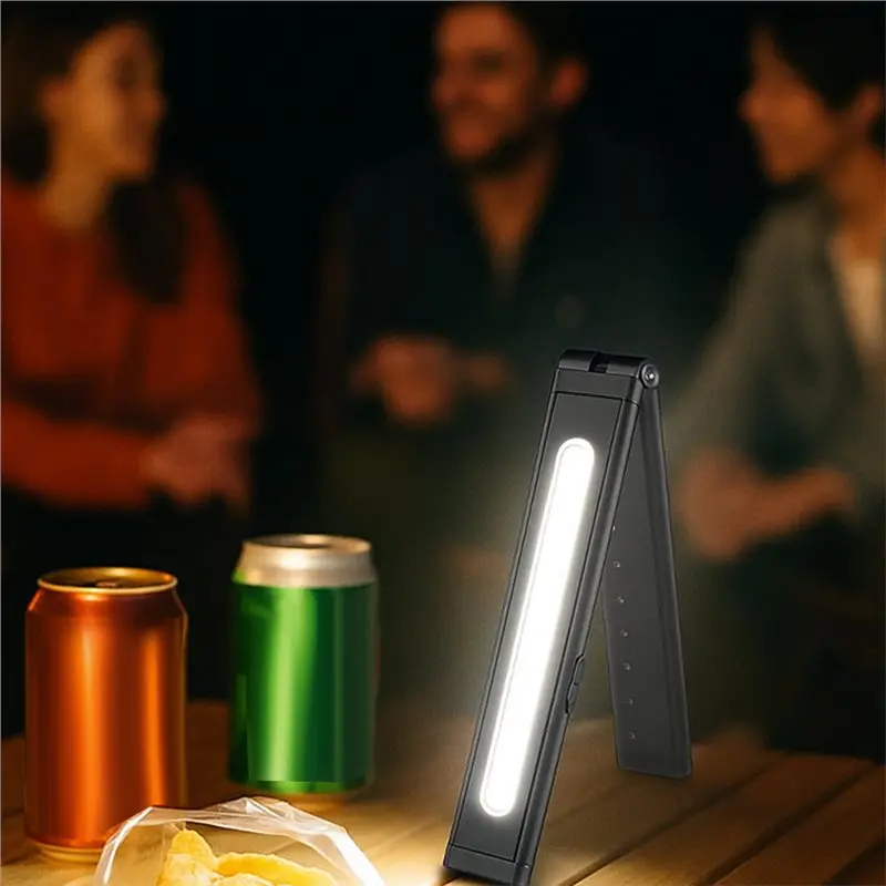 AB47-Car Repair Light Led Work Light Folding Charge Cob Multi-Function Magnet Tent Light Outdoor Flashlight