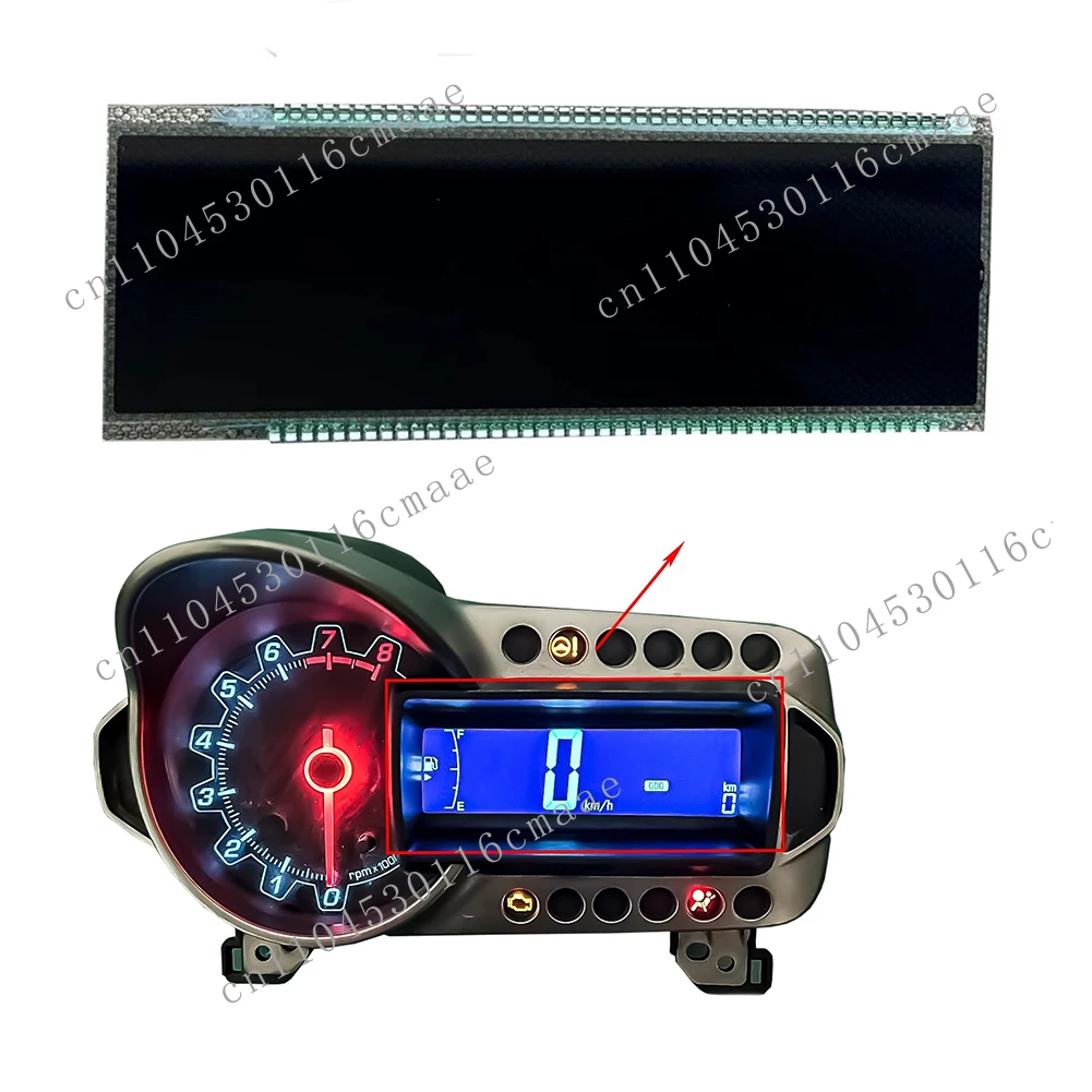 New Car Dashboard Display Screen Missing Words Maintenance Speedometer LCD Display Screen