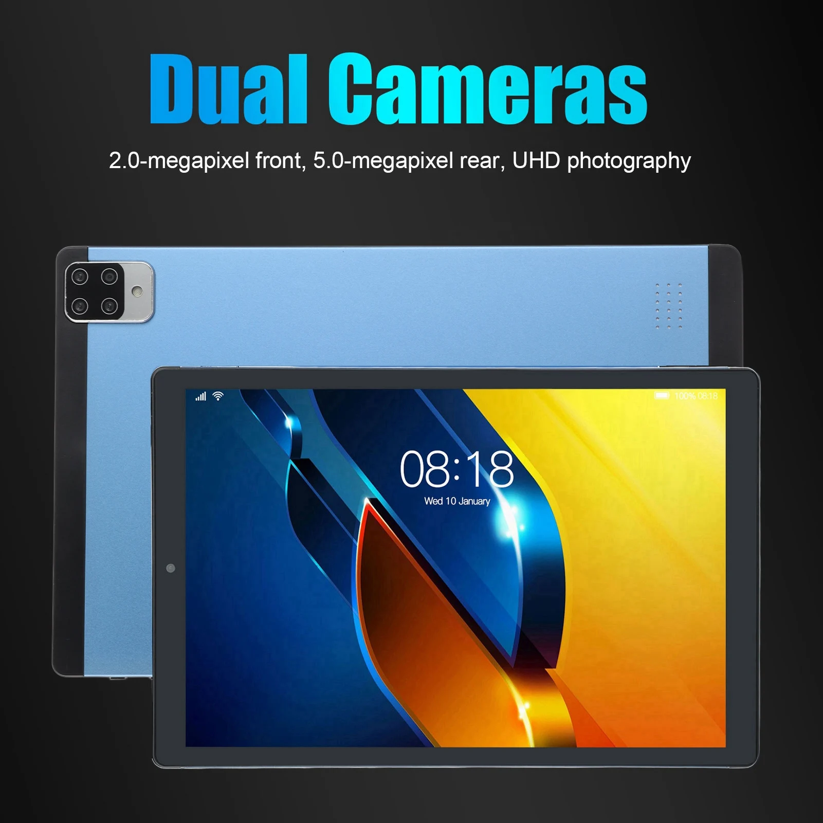 

128GB Tablet 10.1 Inch Blue 6GB 128GB 10 CPU 8800mAh Dual Band 5G WiFi Type C MT6592 10.1 Inch Tablet Blue Tablet HD Tablet