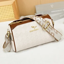 Luxury Women's Handbag Designer Women's High Quality Soft Small Square Bag Fashion Trend Women's Multi layered Crossbody Bags