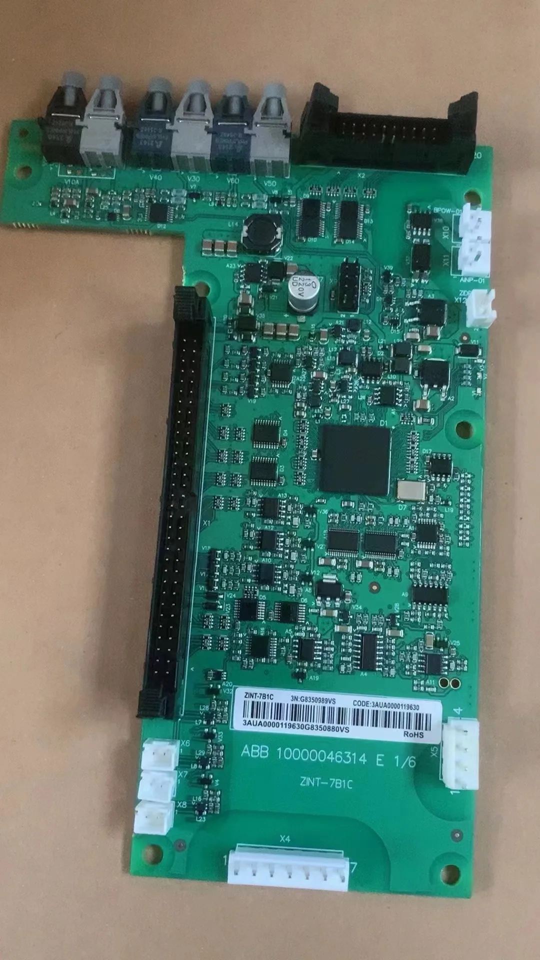 BINT-12C ZINT-7B1C ZINT7B1C BINT12C 3AUA0000119630 Frequency converter fiber optic communication board