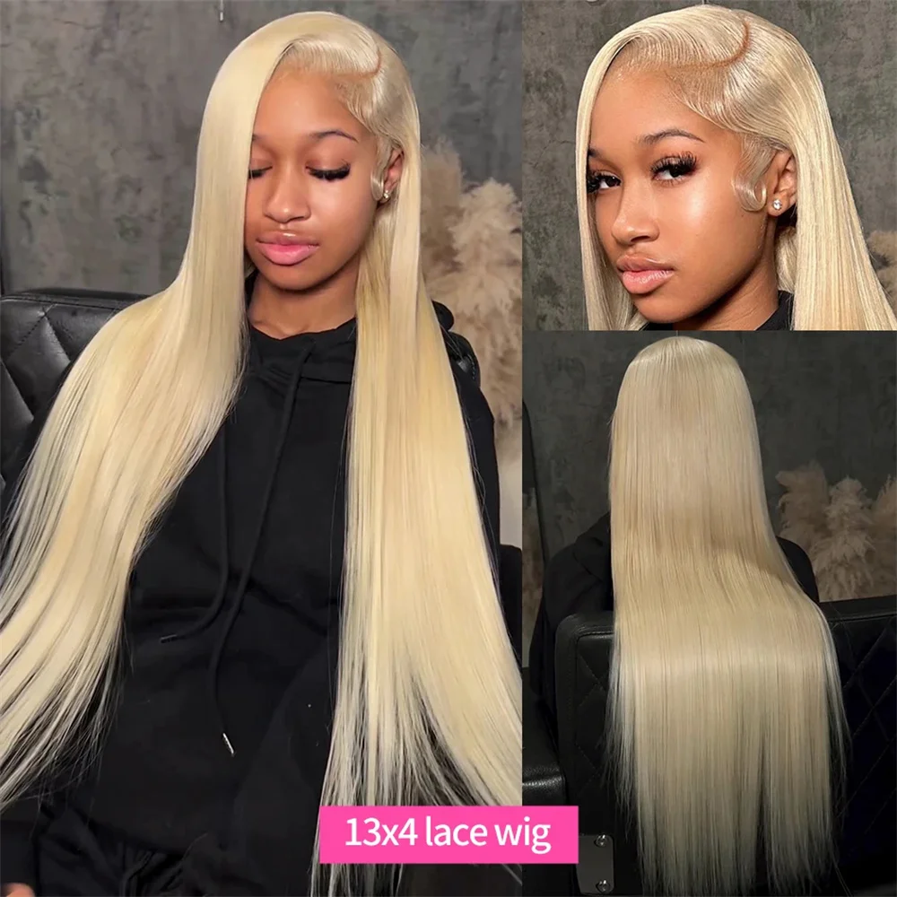 30 Inch Straight Blonde 613 Hd Lace Frontal Wig 13x6 Transparent Human Hair Wigs For Black Women 13x4 Lace Frontal Colored Wig