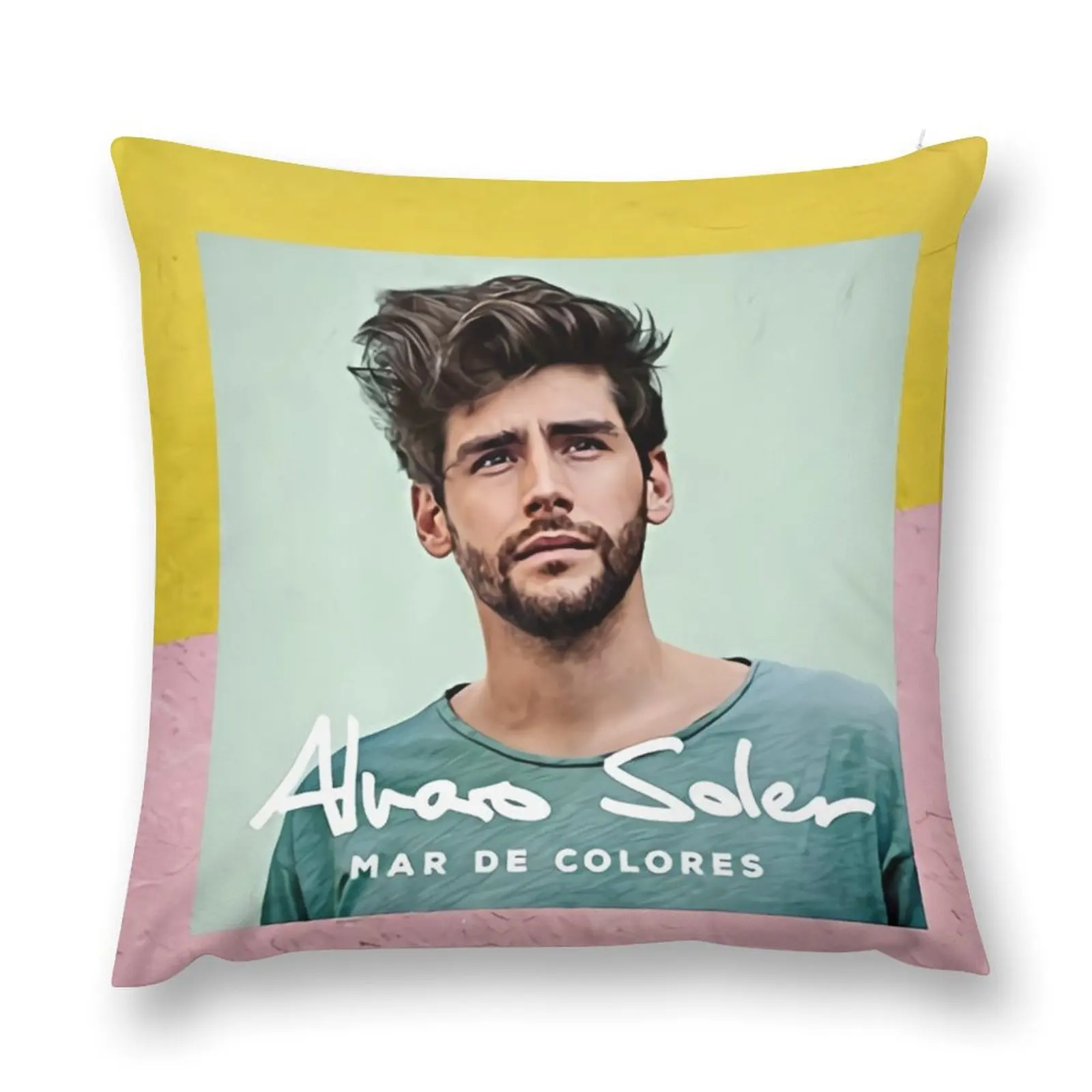 Alvaro Soler - Mar De Colores Throw Pillow Room decorating items Christmas Pillowcase Cushions Home Decor pillow