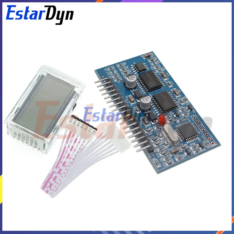 Estardyn 5V DC-AC Pure Sine Wave Inverter SPWM Driver Board EGS002 12Mhz Crystal Oscillator EG8010 + IR2113 Driving Module LCD