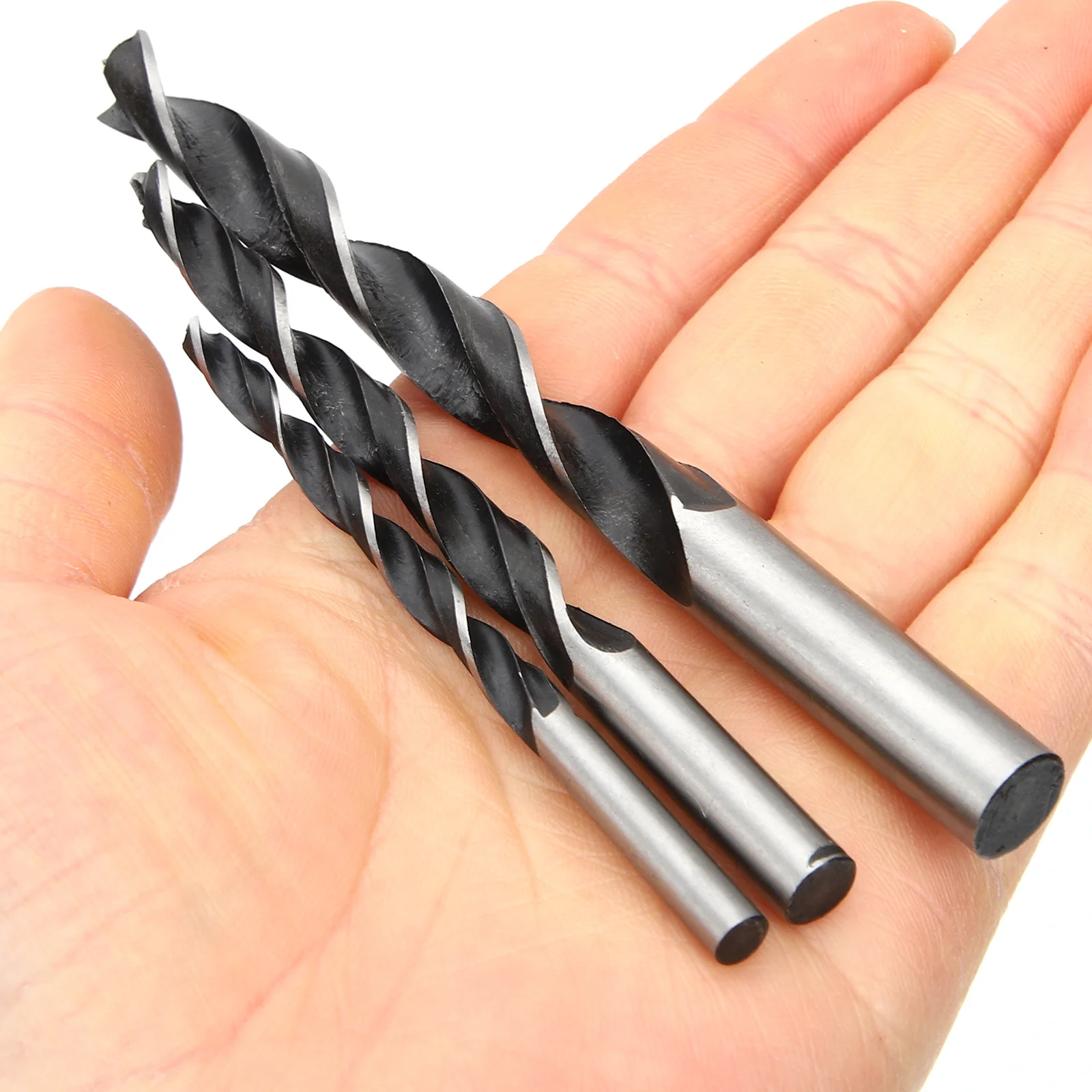 8pcs Woodworking Bit Set 3-10Mm Stainless Steel Metal Drill Bits For Impact Driver Quick Drill Bits Sets Tools Parts