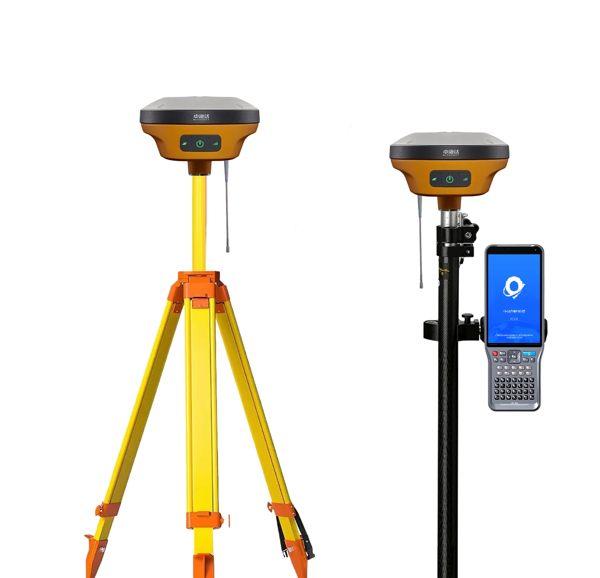 HI-TARGET V200 GPS GNSS RTK Receiver With Base & Rover Stations IP66 Rated -45~75 Operating Temp Includes Permanent Code
