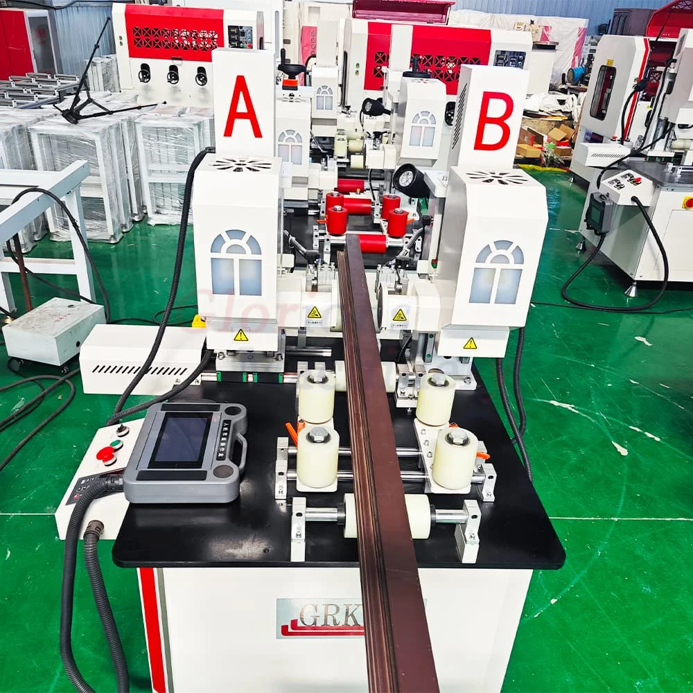 High-Precision Glorious Thermal Barrier Window Profile Insert Machine With Insulation Strip for Window Door Profiles Make