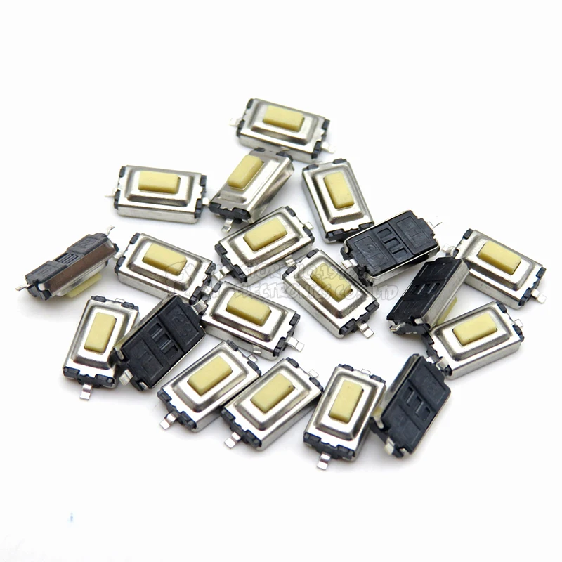 100PCS Touch Micro Switch 3X6X2.5MM 3*6*2.5 SMD White Red Button Head