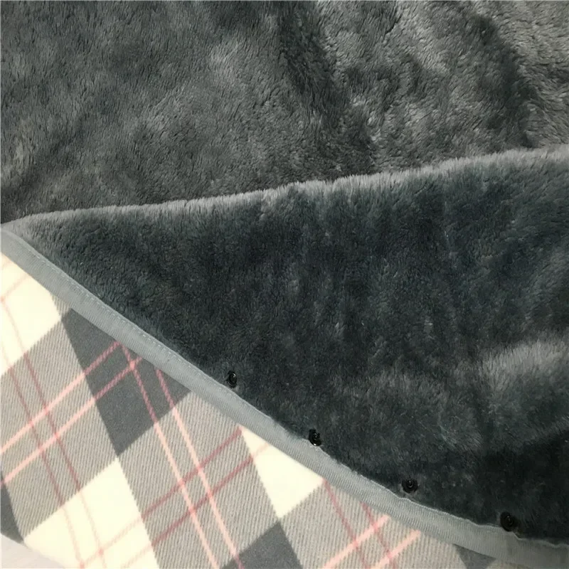 Wearable Cloak Cape Blanket Fluffy Plaid Bed Blanket Soft Thick Throw Blankets Shawl Fleece Sofa Blanket for Friends Gift 이불 이불