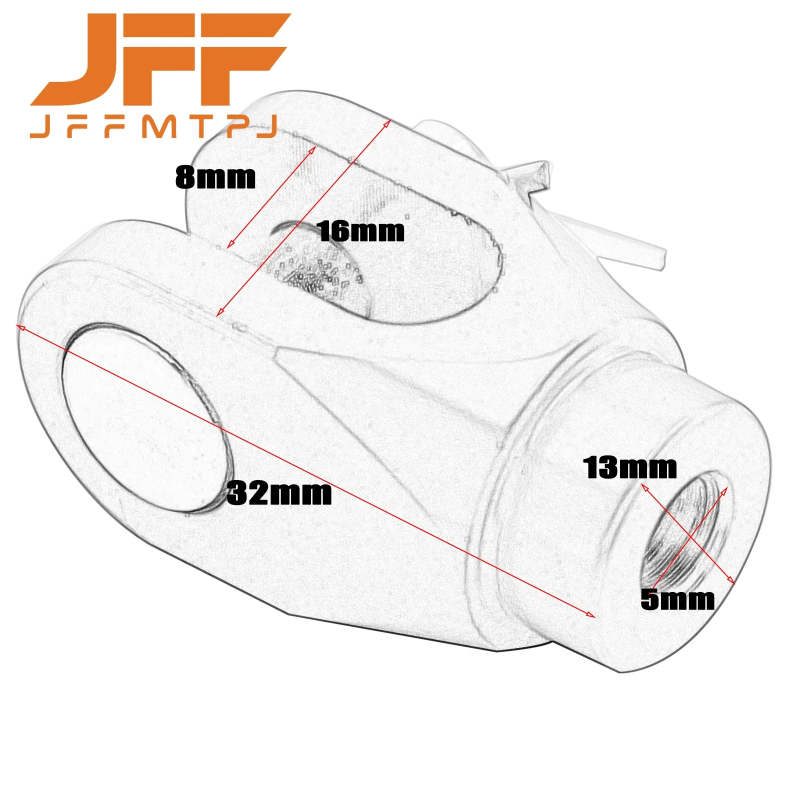 CNC Aluminum Rear Brake Clevis  For Yamaha WR250F WR450F YZ125 YZ250 YZ250F YZ450F YZ125X YZ250X YZ450FX YZ250FX YZ WR 2003-2023