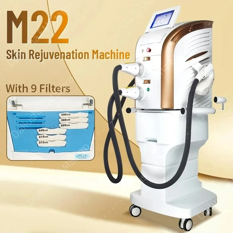 Аппарат для удаления волос M22 Photon Analyzer IPL, аппарат для регенерации кожи OPT, аппарат для удаления татуировок, три в одном, косметический аппарат.