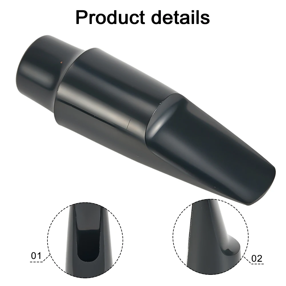 High Quality Sax Mouthpiece Mouthpiece ABS Plastic For Alto Saxophone No Chips Bite Marks Professionals Beginners