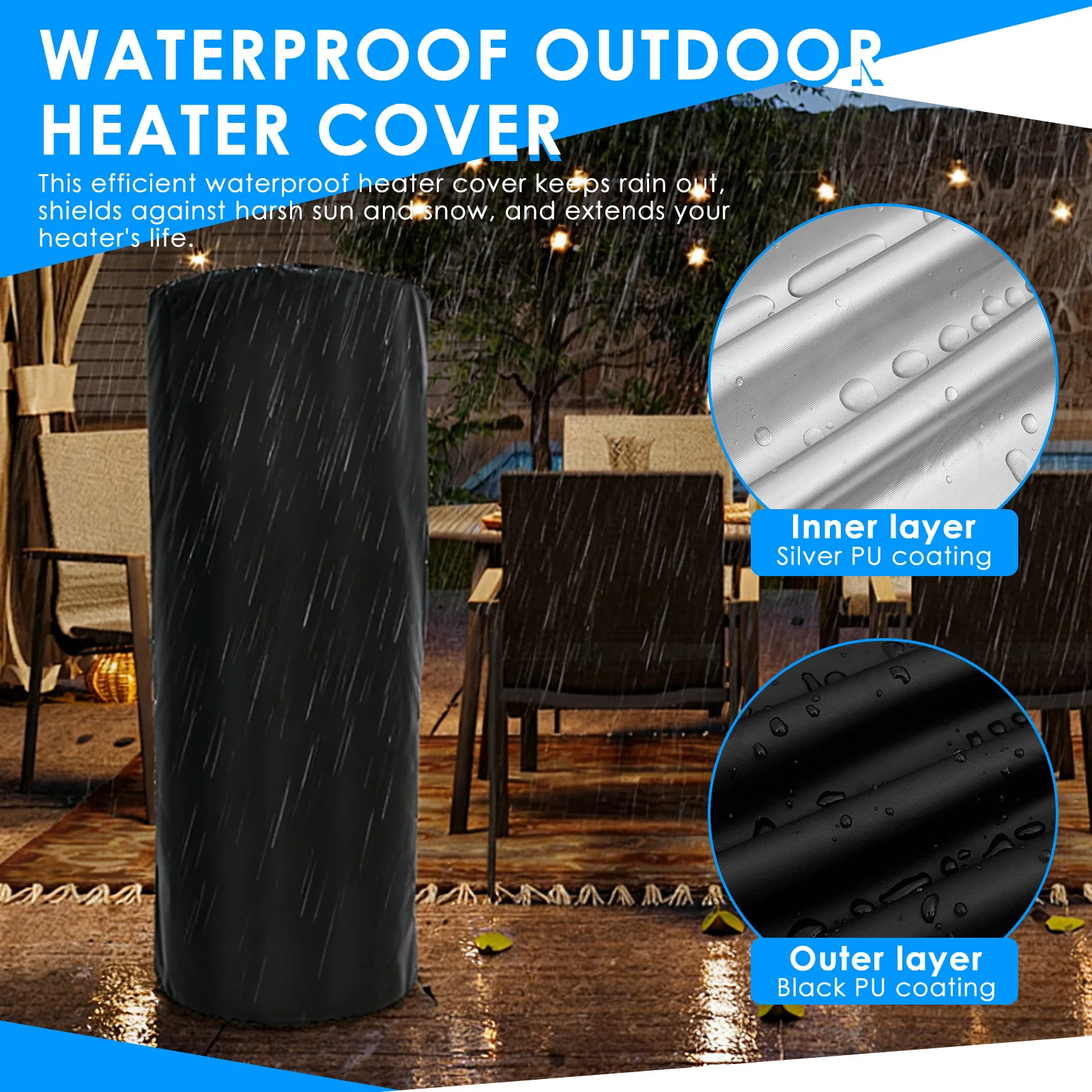 Thumbnail 3 - #24 Best Patio Heater Covers to Buy In 2026