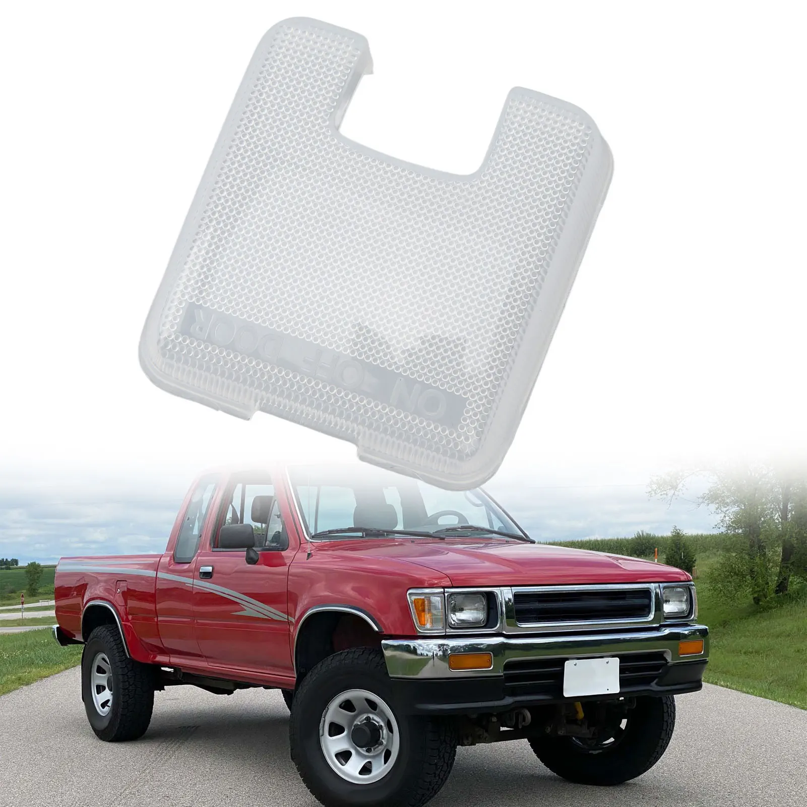 Roof Dome Light Lamp Cover 87834 89104 Interior Dome Light Lens for Pickup 1989 to 1995 Interior Dome Light Lens Cover