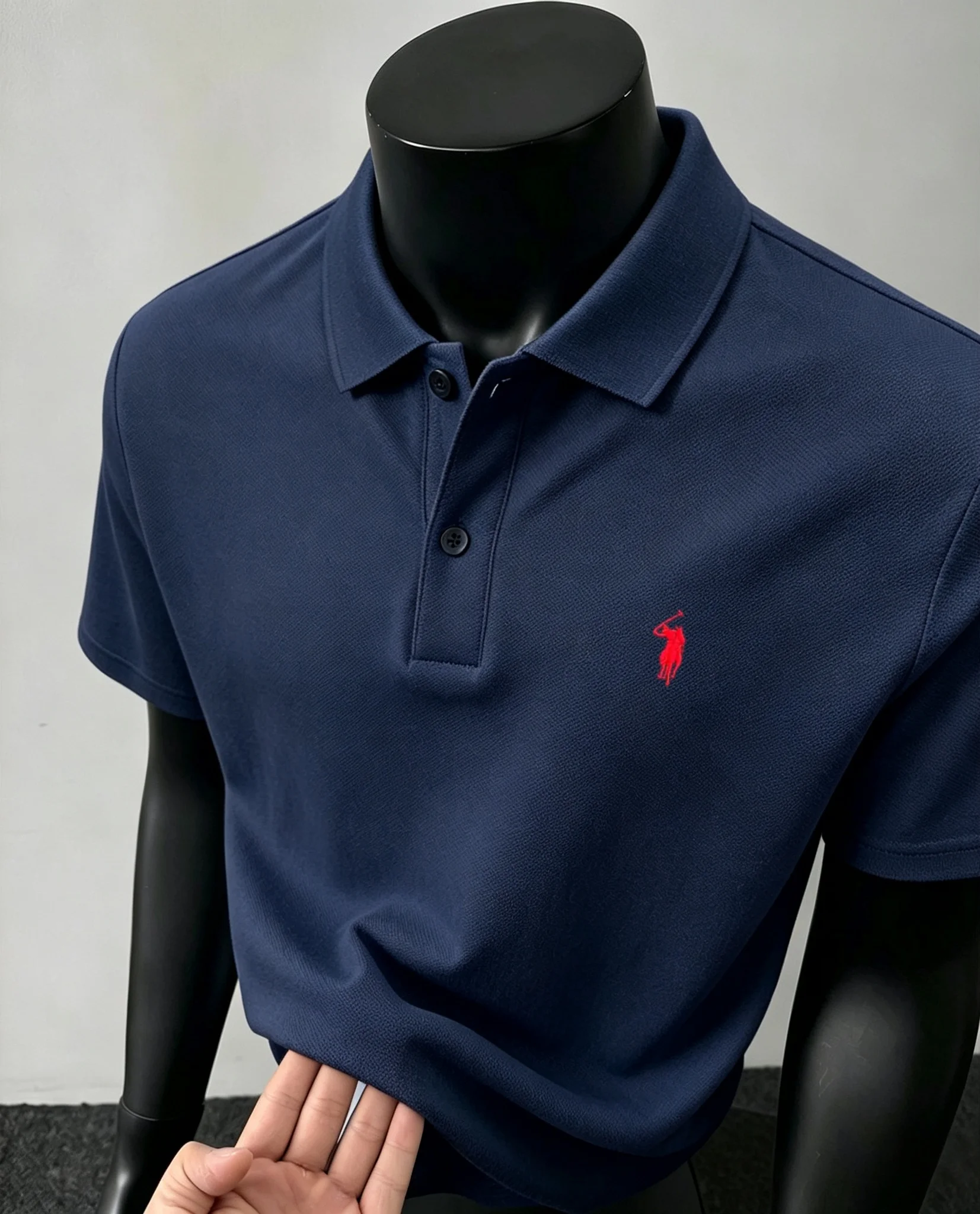 100% reine Baumwolle, hochwertiges Marken-Herren-Poloshirt mit kurzen Ärmeln, Sommer 2026, luxuriöses Mode-Golf-Oberteil mit Pony-Stickerei, lässiges T-Shirt