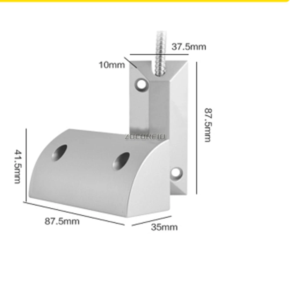 مقاوم للماء سبائك الألومنيوم NO/NC نوع السلكية معدن باب بمصراع يعمل ببكرة الاتصال المغناطيسي مفتاح بكرة