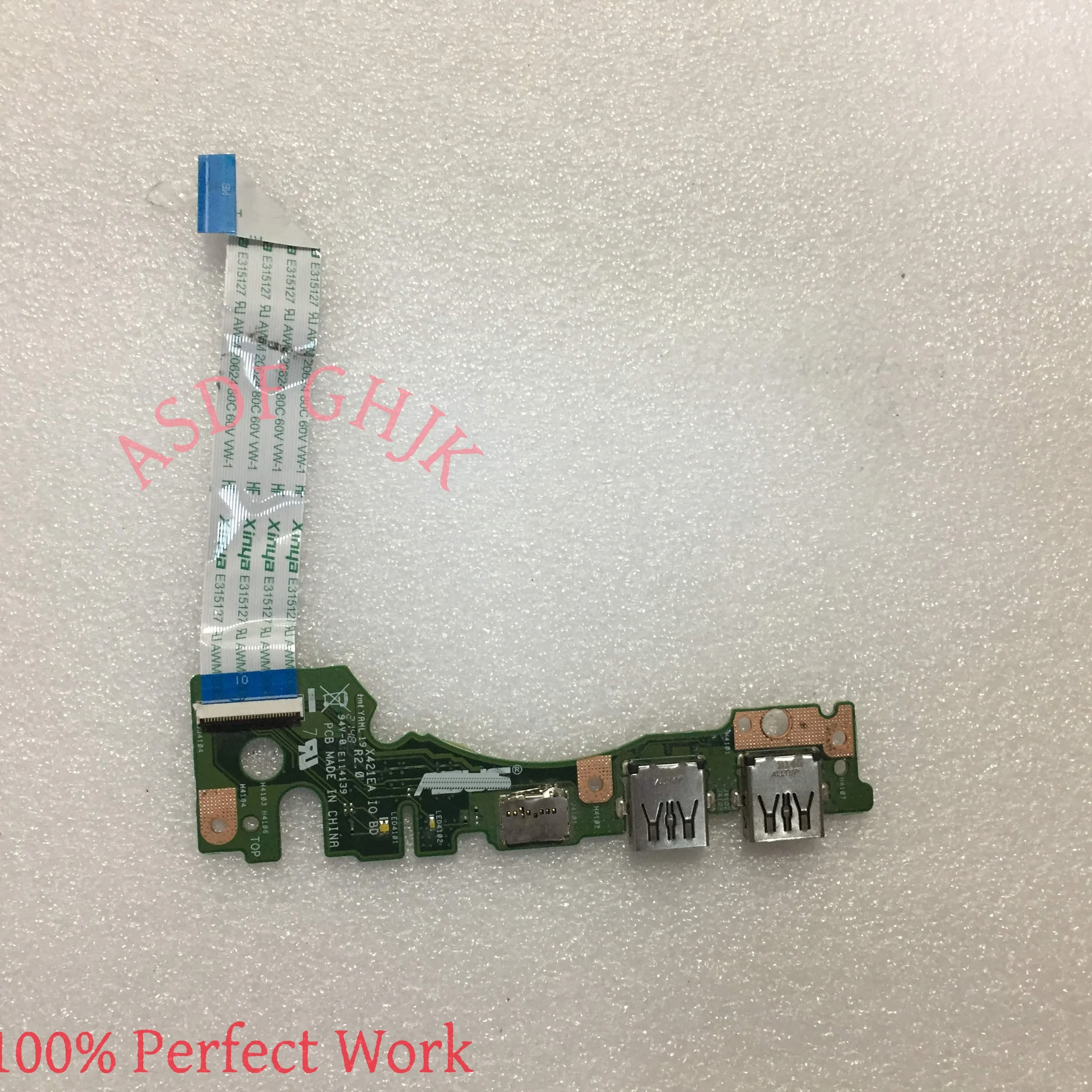 For Asus X421EA IO BOARD X421EA WITH CABLE TEST OK ，Freeing shipping