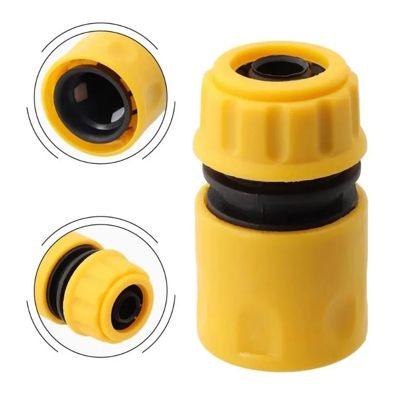 10PCS Garden 1/2 inch 16mm Connectors Gardening Tap Water Pipe Quick Connect Adapter Hose Extend Repair Fitting Watering Tool