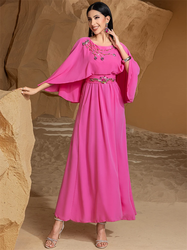 Ramadan Satin Abaya Dubai Luxury Muslim Fashion Kebaya African Dresses For Women Robe Femme Musulmane Caftan Marocain Vestidos