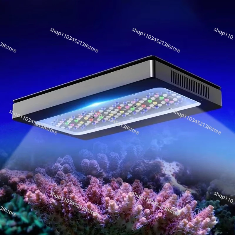 

Full Spectrum 240W 10-Channel LED Reef Light WiFi Bluetooth Control for Saltwater Marine Coral Aquarium Fish Tank