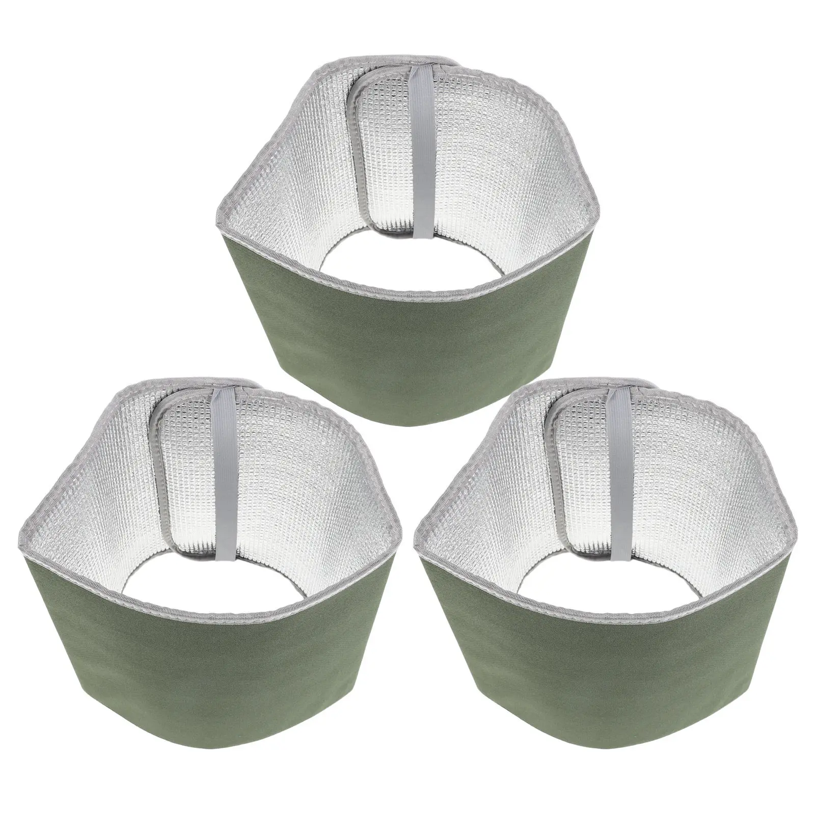 3Pcs Plant Pot Foil Covers Winter Frost Protection Thermal Insulation Outdoor Flower Pot Wrap Reusable Aluminum Foil Garden