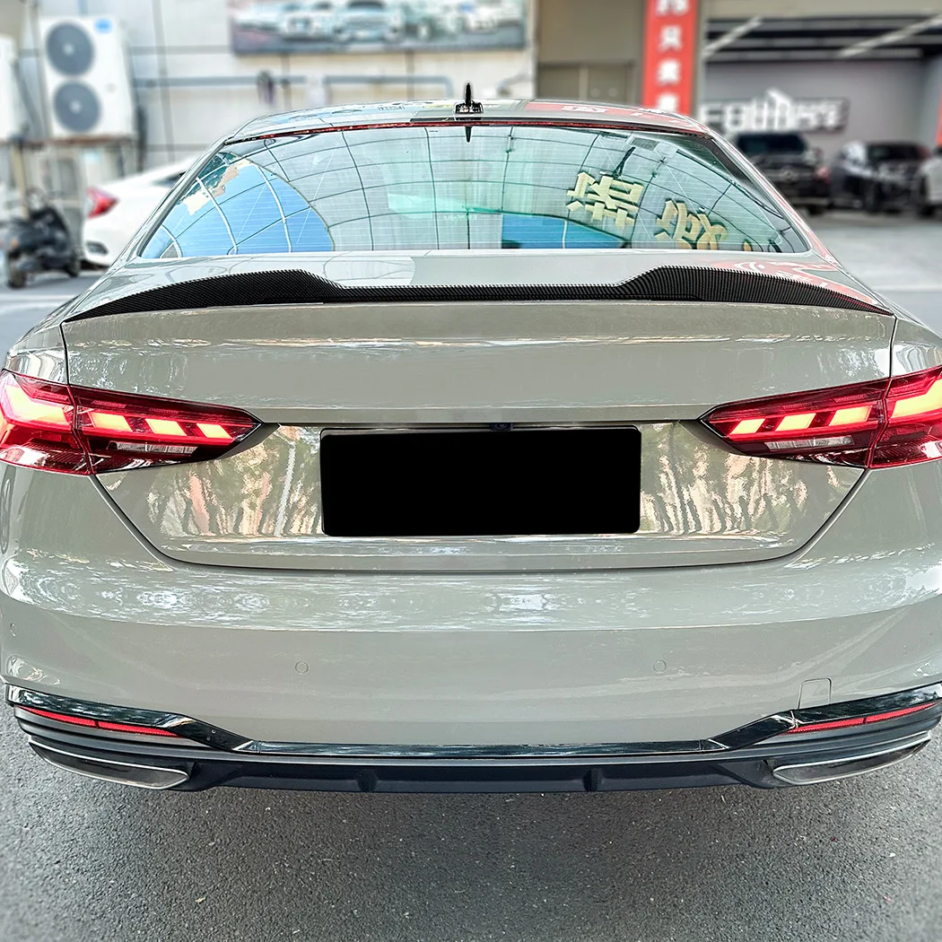 

Rear Trunk Spoiler Wing Tail For Audi A5 F5 Coupe 2017-2024 Factory High-performance Styling Air Dam Tuning Accessories